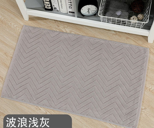 Alfombra de Baño de Algodón Antideslizante para Hoteles y Hogares