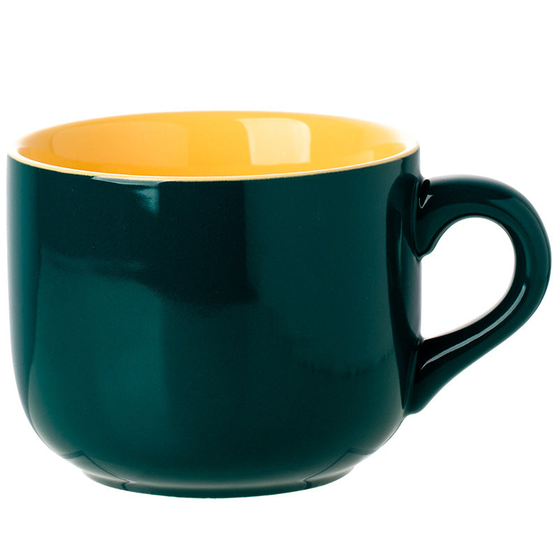 Taza de Avena Cerámica de Gran Capacidad Apta para Microondas