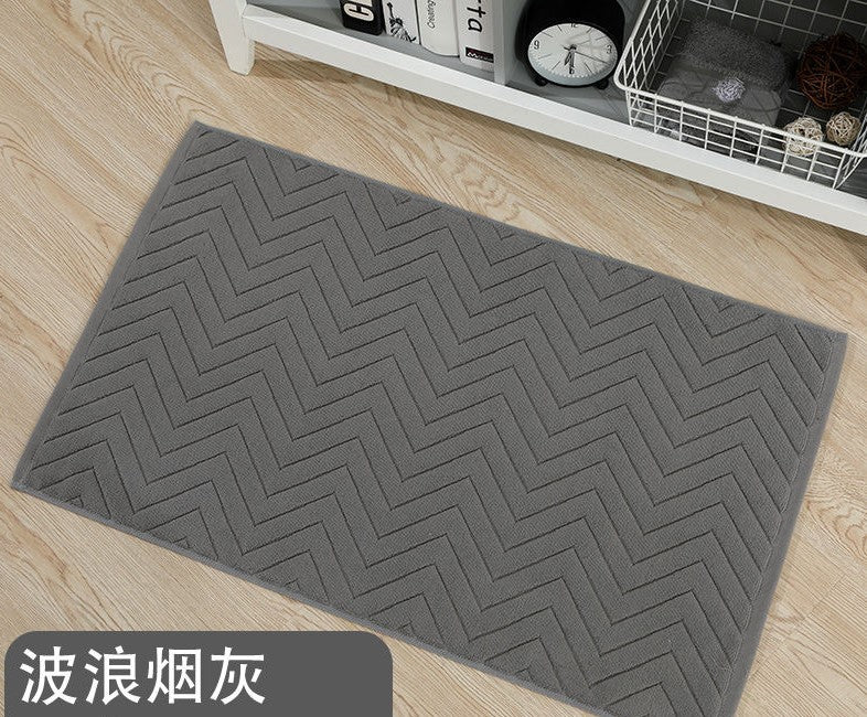 Alfombra de Baño de Algodón Antideslizante para Hoteles y Hogares