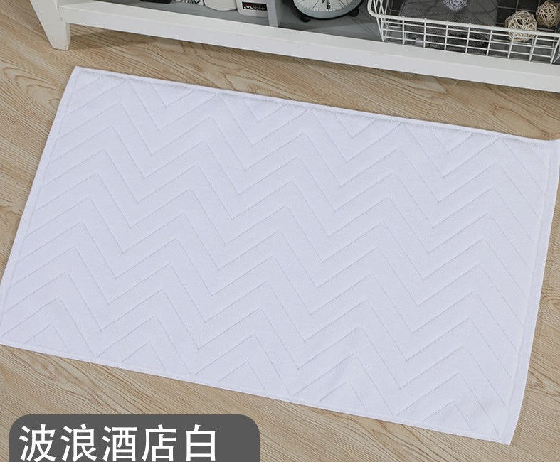 Alfombra de Baño de Algodón Antideslizante para Hoteles y Hogares
