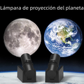 Proyector Creativo de Planeta con Lámpara Luna de Carga